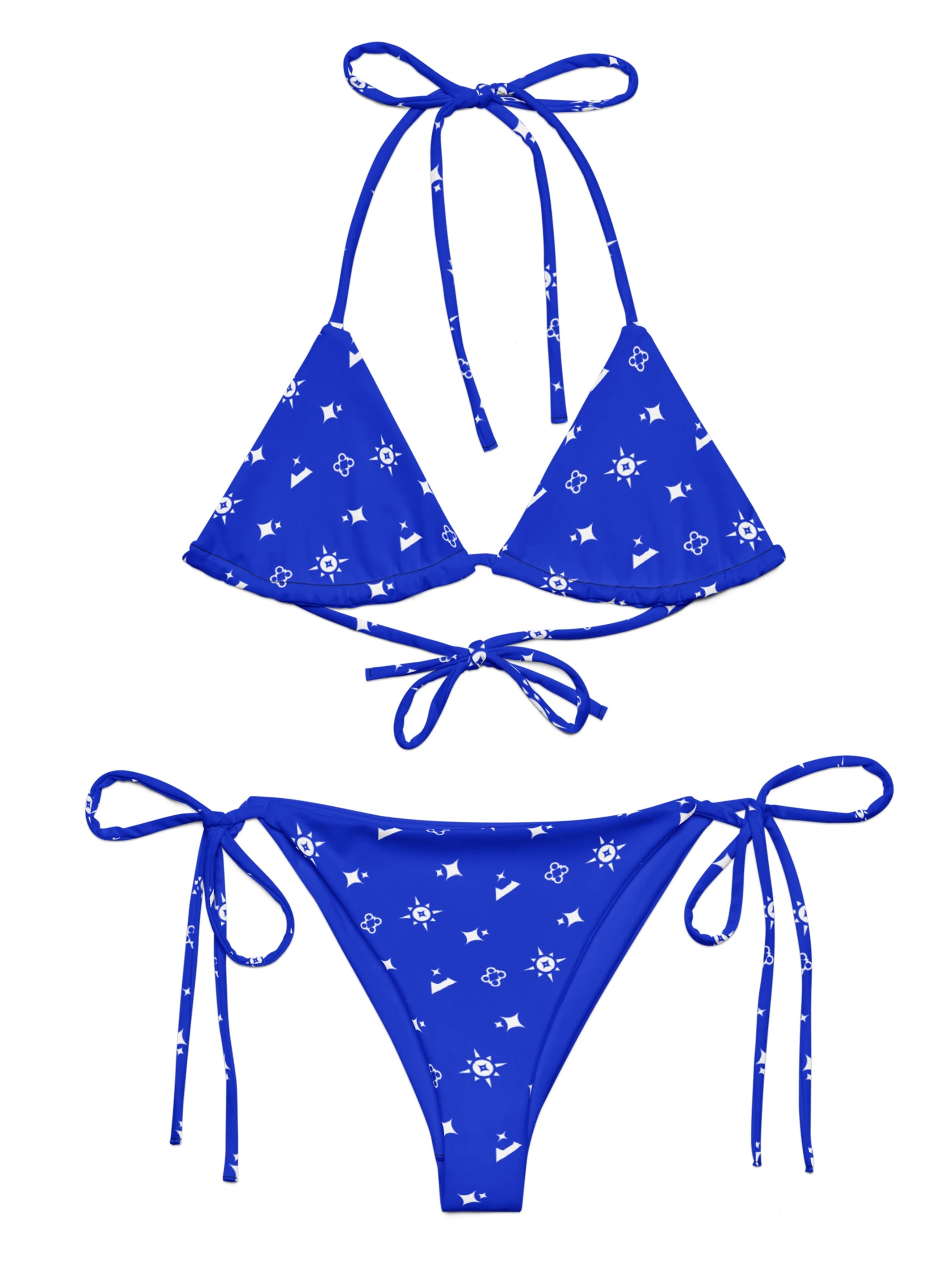 VEL VISIONS MONOGRAM BIKINI SET