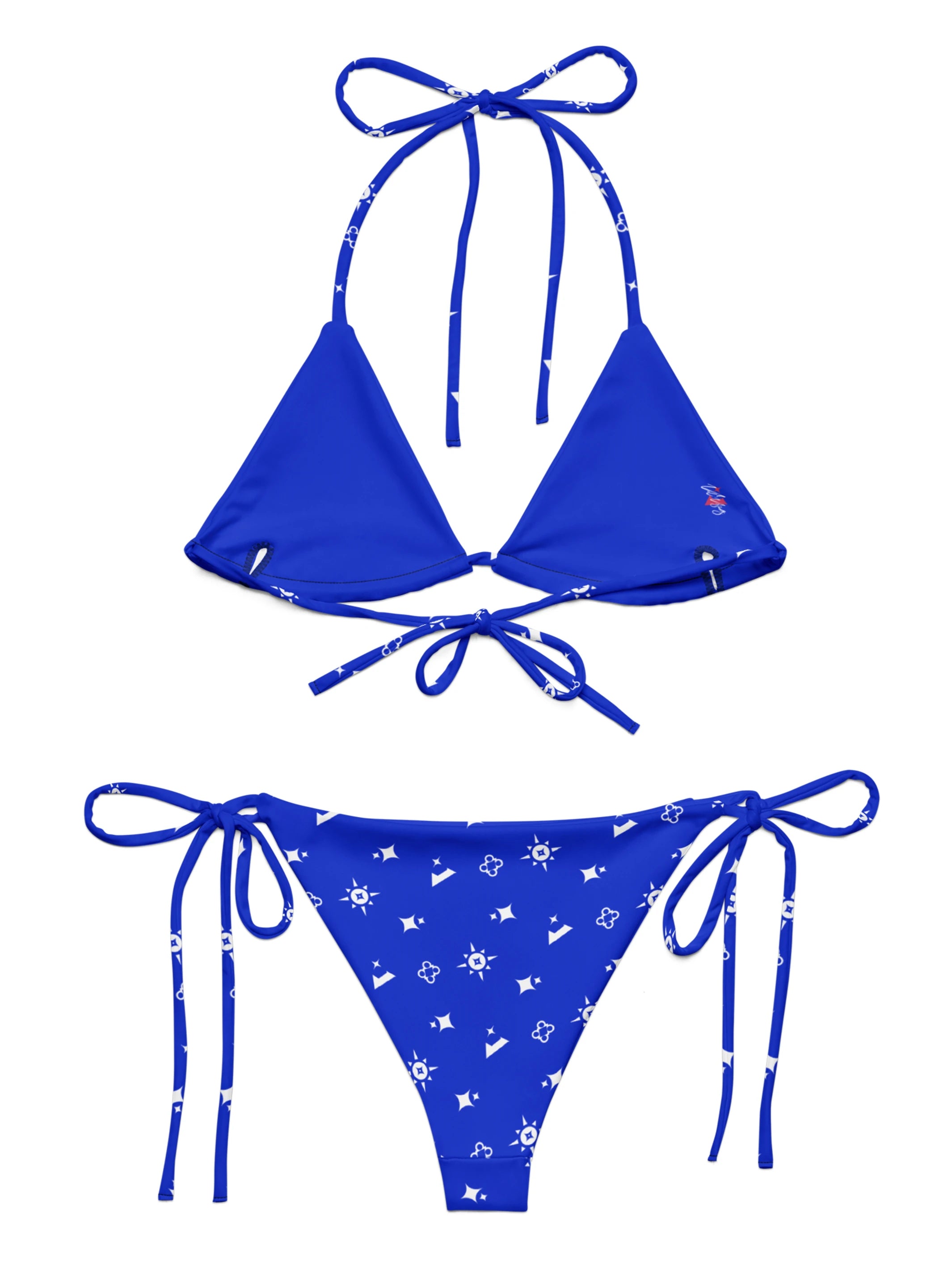 VEL VISIONS MONOGRAM BIKINI SET